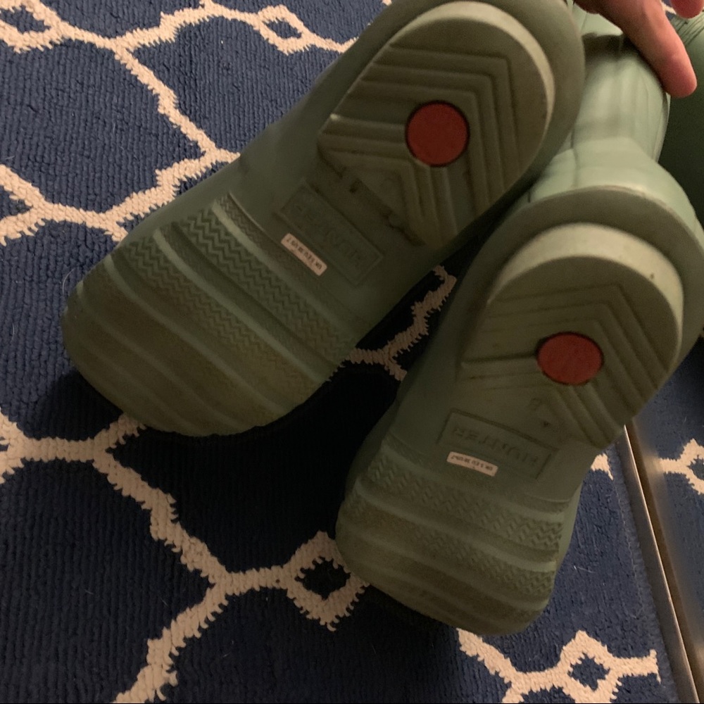 Hunter Tall Succulent Green Boots - Picture 4 of 4